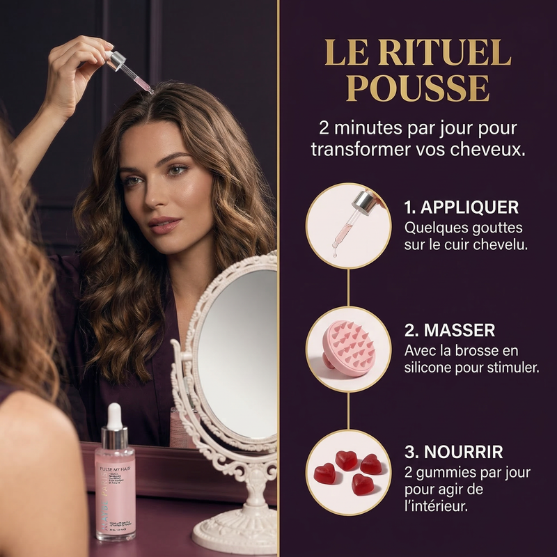 Sérum de Pousse - Efficacité prouvée cliniquement