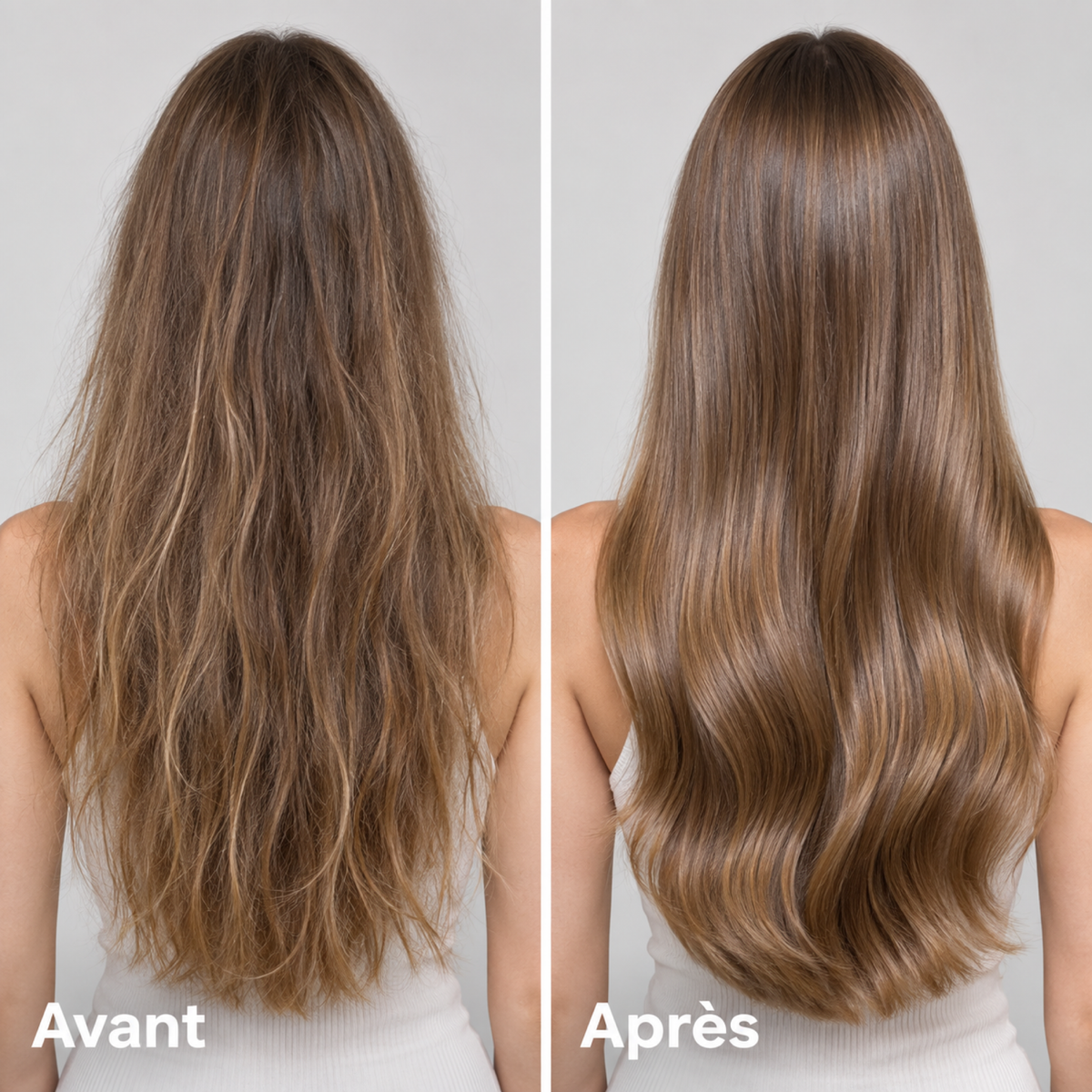 Soin Love — avant / après